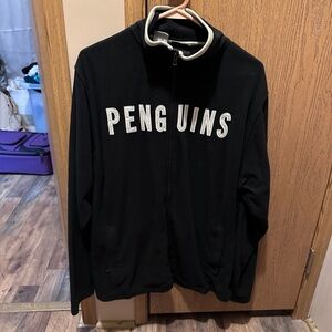 Athletic fleece zip up jacket